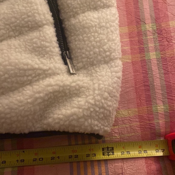 Native youth navy and white Sherpa puffer coat XL NWT - Picture 14 of 15